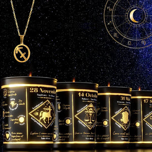 Bougies bijoux astrale astrologique