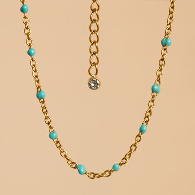 Bougie Bijou Bleue, Fleur d'Oranger Bracelet Perles Bleues Cristal Swarovski