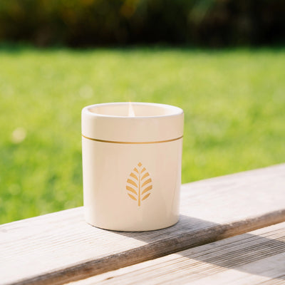 Bougie Bijou Blanche, Coton, Bracelet Perles Blanches Cristal Swarovski