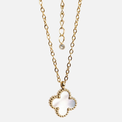 Bougie Bijou Terra Cotta, Monoï, Collier « Fleur » avec pierre naturelle